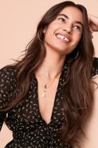 Celeste Saint And Cross Necklace By Five And Two At Free People